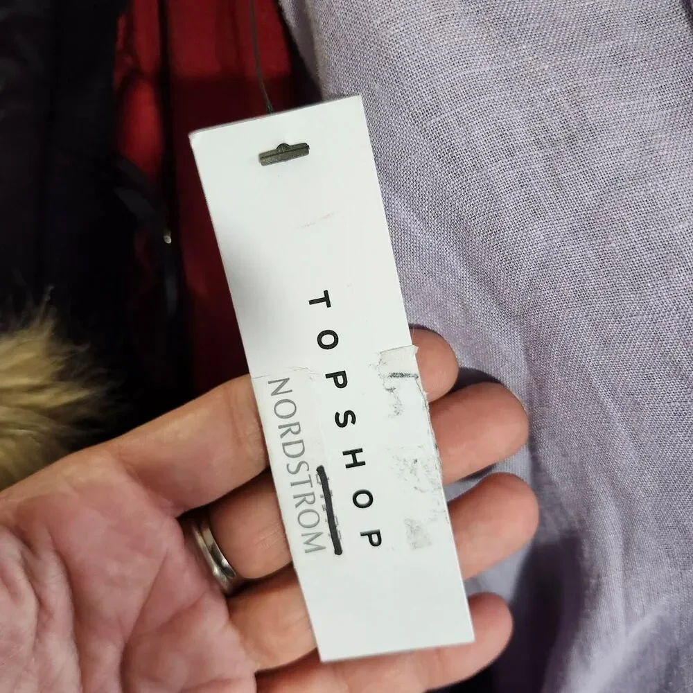 Unique Klassy stylish Coat Topshop Women's Navy and Blue Coat